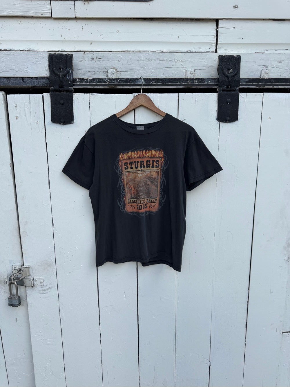 Gildan Black Sturgis Graphic Short-Sleeve Tee
